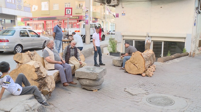 Li Diyarbekirê du ciwan ji paşmayên daran berhemên nû çêdikin