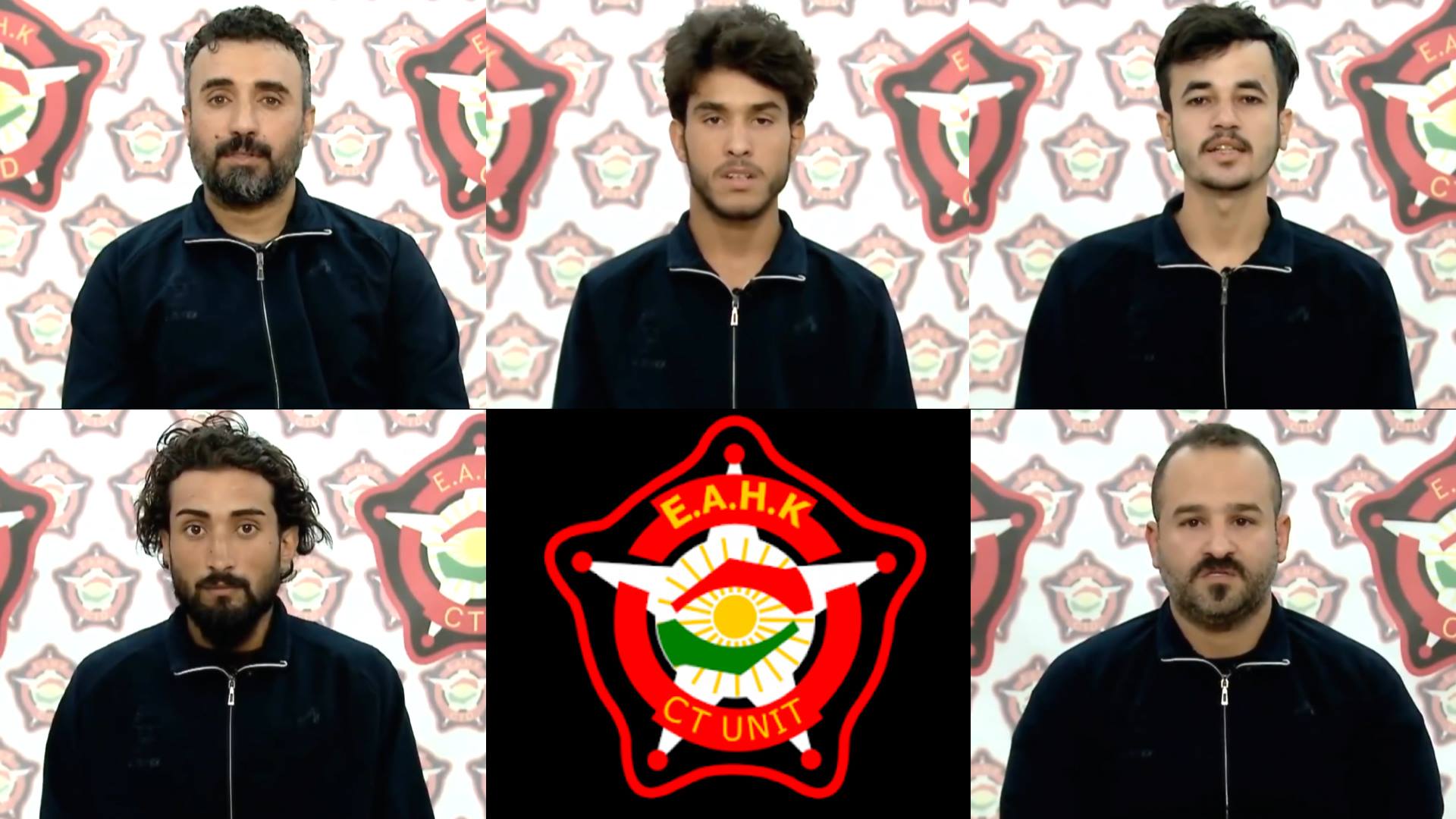 In a video released by the Kurdistan Region, five males describe their roles as part of a cell that planned attacks in the capital city of Erbil. (Photo: KRSC)