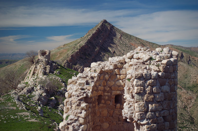 Guards once stood watch from high towers around the Dween citadel walls. (Photo: Levi Meir Clancy)