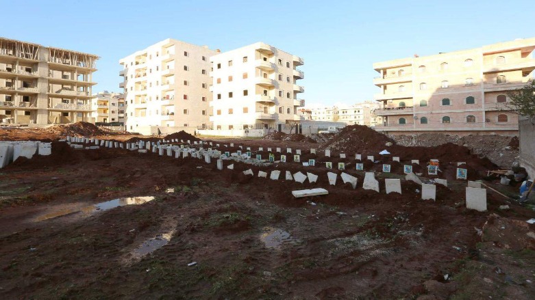 Picture of the cemetery that Turkey claimed was a mass-grave. (Photo: social media)