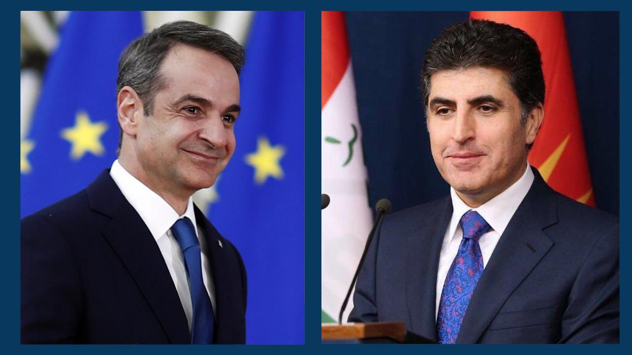 رئيس اقليم كوردستان ورئيس الوزراء اليوناني يجريان إتصالا هاتفيا