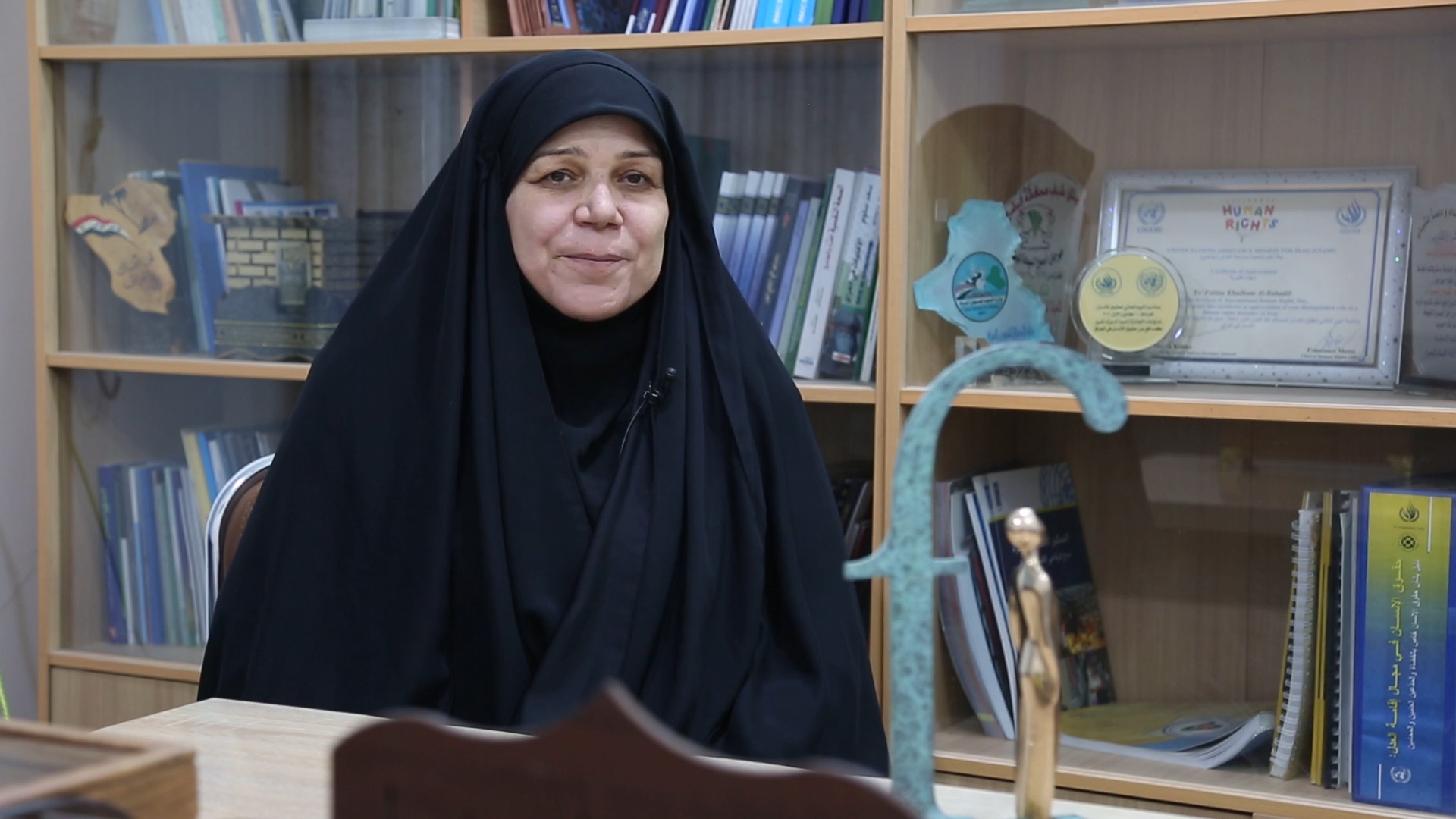 فاتیمه‌ به‌هادلی، چالاكوانی مه‌ده‌نی، به‌هۆی هه‌ڵوێسته‌كانی دوو كوڕی تیرۆر كراوه‌