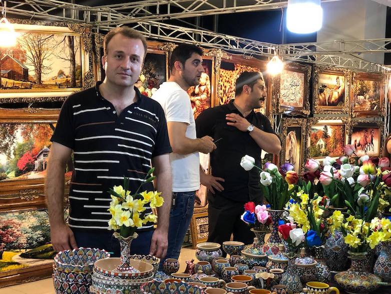 Ramyar Parwez, deputy supervisor of the Iranian Kurdistan fair in Duhok, July 19, 2021. (Photo: Kurmanj Nhili)
