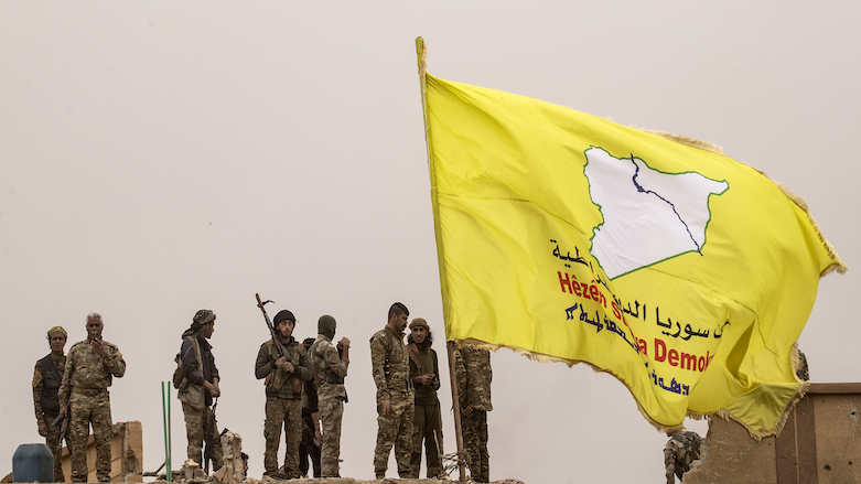 Troops from the Kurdish-led Syrian Democratic Forces (SDF) in northeast Syria (Photo: Delil Souleiman/AFP)