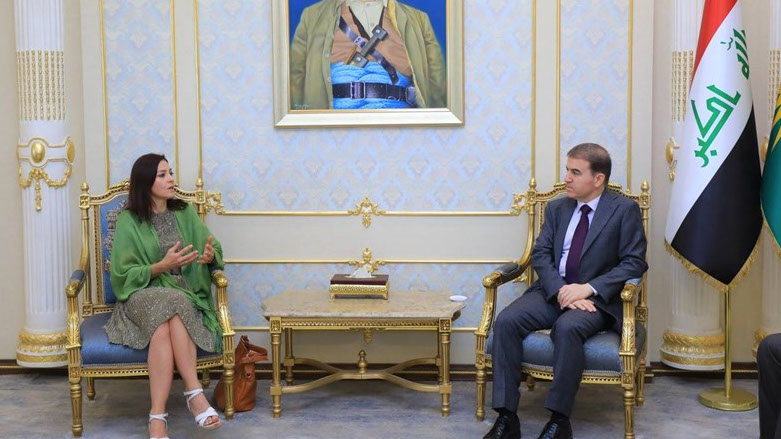 Deputy Parliament Speaker Hawrami met with the Deputy Chair of the Austrian Parliament's Foreign Affairs Committee on Tuesday, July 5, 2022 (Photo: Kurdistan Parliament)