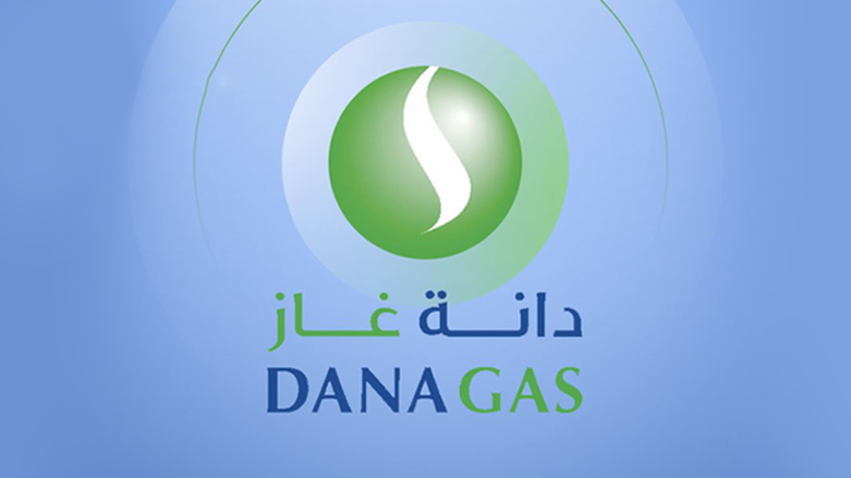 The emblem of the United Arab Emirates (UAE)-owned Dana Gas. (Photo: Designed by Kurdistan 24)