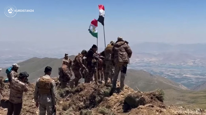 Iraqi border forces in Haji-Omaran town, Kurdistan Region (Photo: Kurdistan 24)