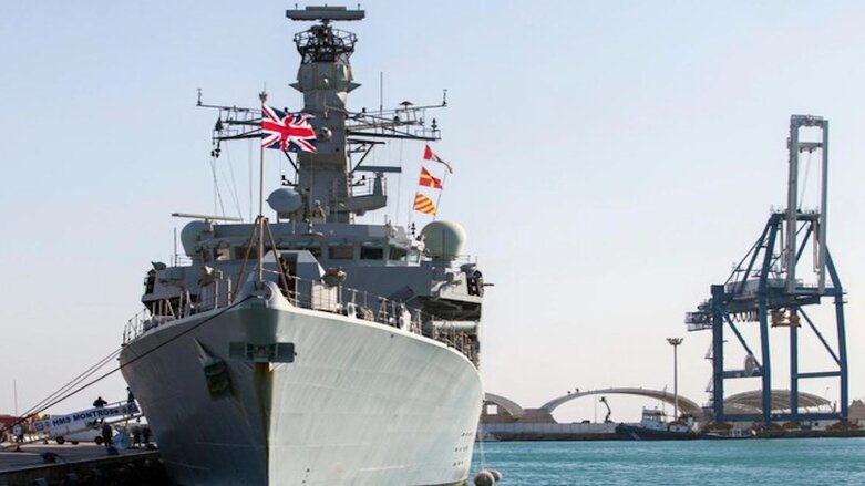 A helicopter from the HMS Montrose (pictured) spotted the Iranian vessels while scanning for illicit goods in the Gulf of Oman (Photo: AFP/File)