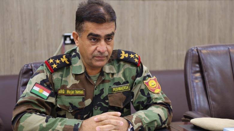 Peshmerga Staff Major General Hazhar Ismail (Photo: Hazhar Zangana/Twitter)