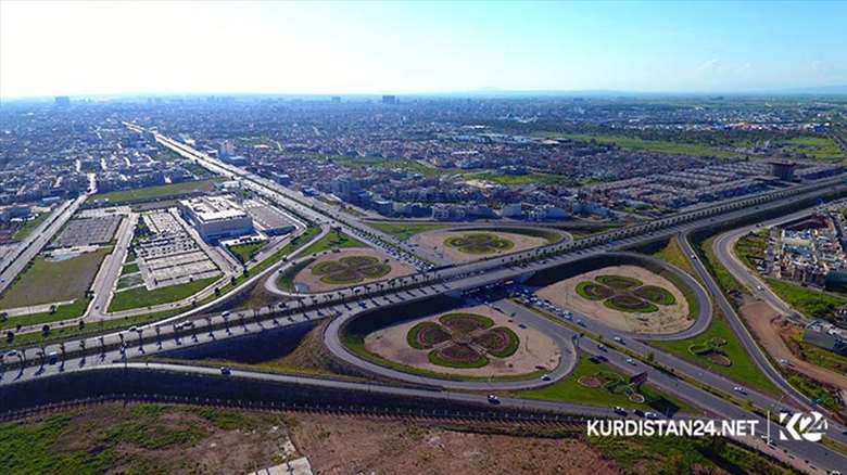 An aerial view of the Kurdistan Region’s capital of Erbil. (Photo: Kurdistan 24)