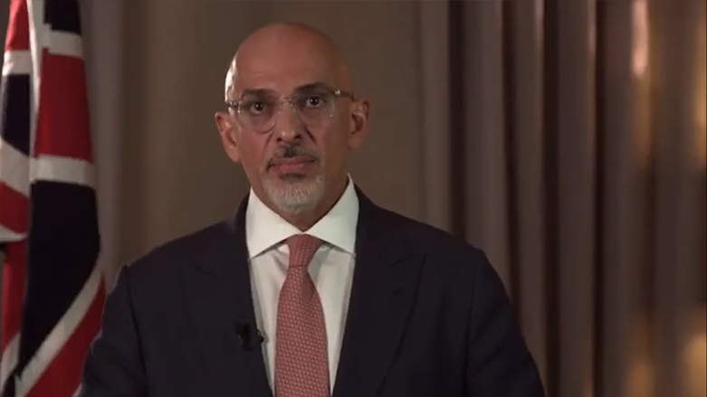 The UK Chancellor of the Exchequer Nadhim Zahawi speaks during a video campaign promoting his candidacy for prime minister (Photo: Screengrab/Nadhim Zahawi/Twitter)