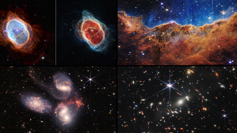 The latest pictures of the universe taken by James Webb Telescope. (Photo: NASA)
