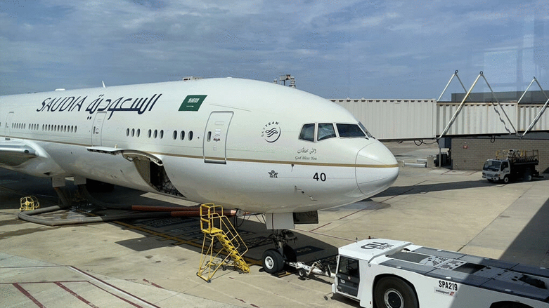 طائرة تابعة للخطوط الجوية السعودية في فيرجينيا بتاريخ 14 آب/اغسطس 2021- الصورة لفرانس 24