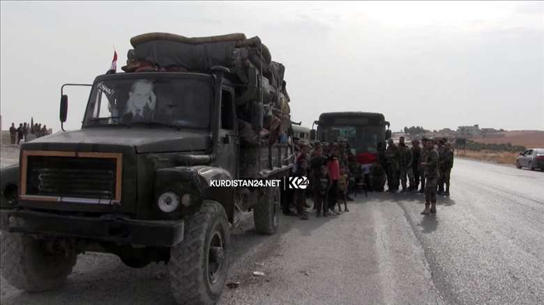 Syrian armed forces reinforce positions near Kobani in October 2019 (Photo: Kurdistan 24).