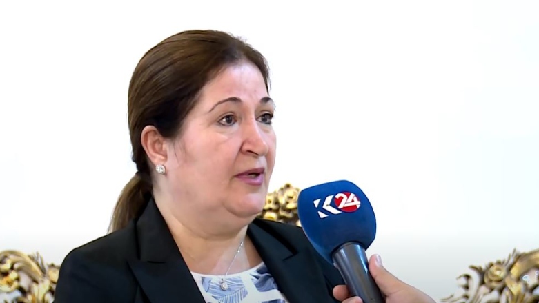 Viyan Sabri, head of the Kurdistan Democratic Party (KDP) bloc of parliament. (Photo: Kurdistan 24)