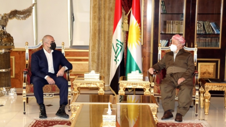 Bafil Talabani ve Başkan Barzani