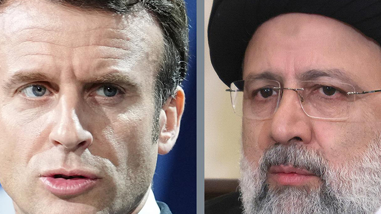 ابراهیم رئیسی  و امانوئل مکرون روسای جمهوری ایران و فرانسه