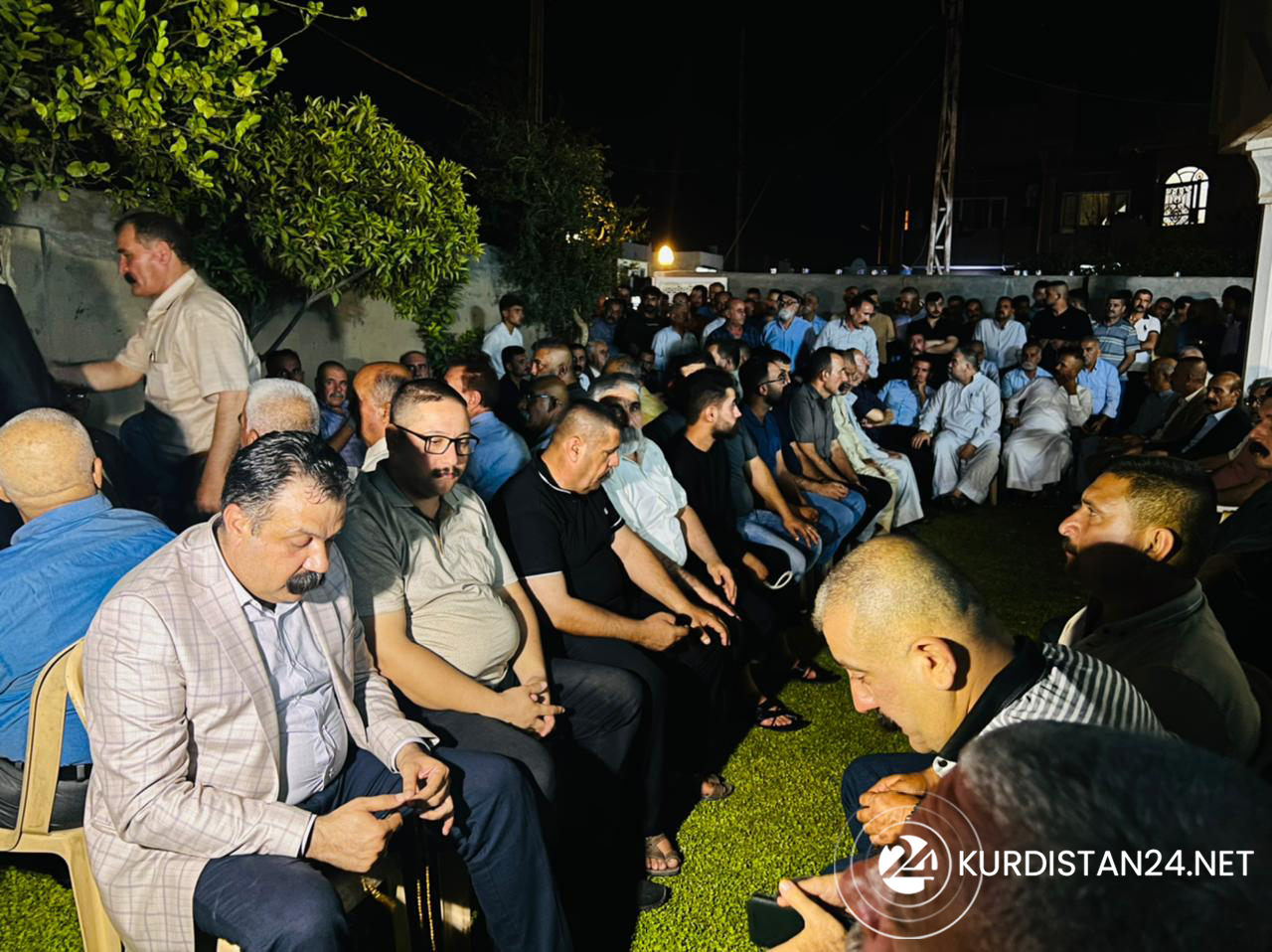 Kaka'i protest in Kirkuk following the torture of one of their members, July 23, 2022 (Photo: Hemin Dalo/Kurdistan 24)