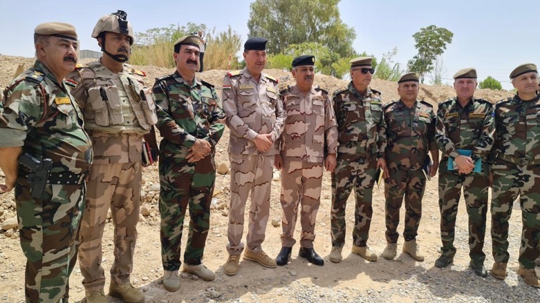Diyala's Operations Command on Monday visited Peshmerga forces to coordinate anti-ISIS efforts (Photo: Ministry of Peshmerga).