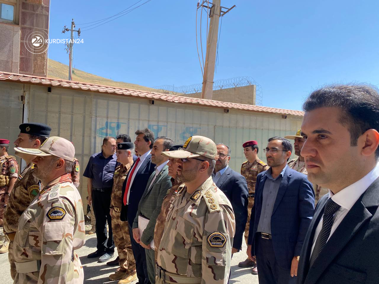 شاندی پاسەوانی سنووری عێراق و ئێران لە حاجی ئۆمەران