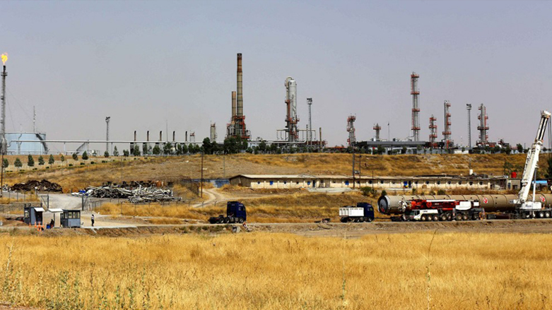 a view of the Kawergosk Refinery, some 20 kilometres east of the Kurdistan Region capital Erbil, July 14, 2014. (Photo: Safin Hamed/AFP)