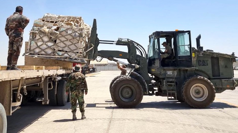 The Kurdistan Region's Ministry of Peshmerga continues to receive military aid from the US-led Coalition, Jul. 26 2022. (Photo: US Consulate General))