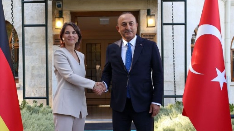 German Foreign Minister Annalena Baerbock on Friday held a joint press conference with her Turkish counterpart Mevlut Cavusoglu (Photo: Turkish Foreign Ministry).