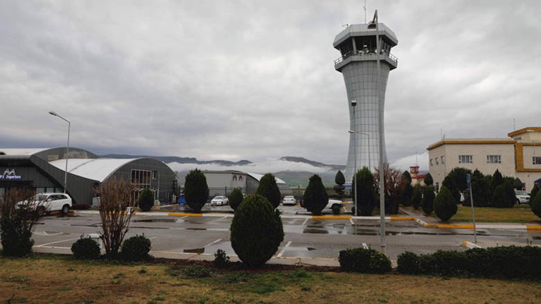 Sulaimani International Airport's (SIA) observation tower is pictured. (Photo: SIA)