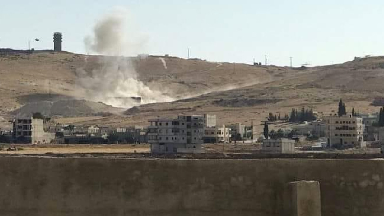 Turkish artillery have continued to shell positions of the SDF in northeast Syria (Photo: Farhad Shami/Twitter)