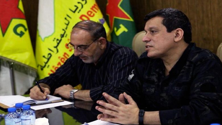 SDF leaders on Tuesday met to discuss the current security situation in northeast Syria (Photo: SDF Press)