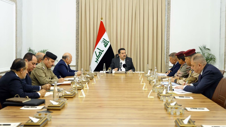 Iraqi Prime Minister Mohammed Shia' Al-Sudani (center) chairing an emergency meeting in Baghdad following torching Sweden embassy earlier Thursday, July 20, 2023. (Photo: Iraqi Prime Minister's Office)