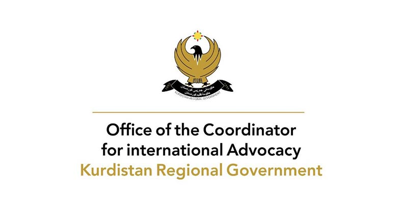 The logo of The Kurdistan Regional Government Office of the Coordinator for International Advocacy (OCIA). (Photo: KRG)