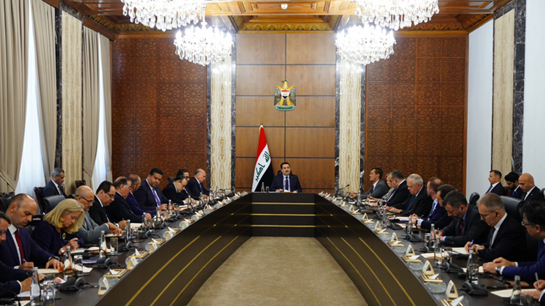 Iraqi Prime Minister Mohammed Shia' Al-Sudani (center) during his meeting with diplomats in Baghdad, July 24, 2023. (Photo: Iraqi premier's media office)
