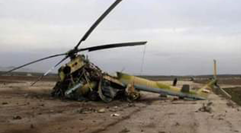 فەرماندەی ناوەندی هێزەکانی ئەمەریکا روونکردنەوە لەسەر کەوتنەخوارەوەی هەلیکۆپتەرێک  لە نزیک گوێڕ دەدات