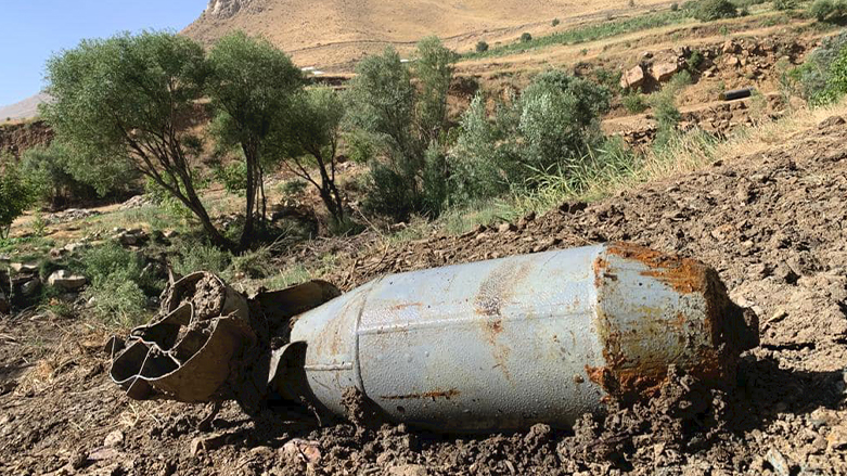 The ZAB100 bomb in Haji Omaran. (Photo: MAA)