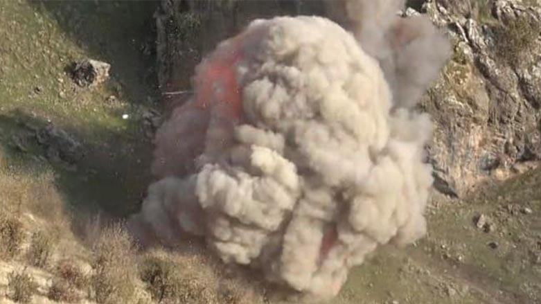 The Kurdistan Region's Mine Action Agency detonated the bomb. (Photo: MAA)