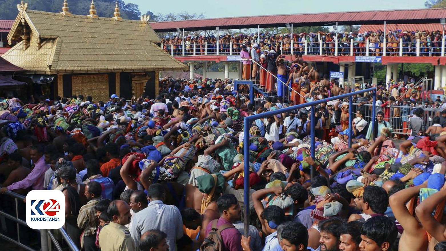 هيند.. نزیكه‌ی 100 كه‌س له‌ بۆنه‌یه‌كی ئایینيیدا مردن