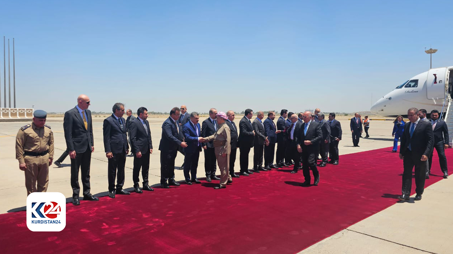 الرئيس بارزاني يصل بغداد
