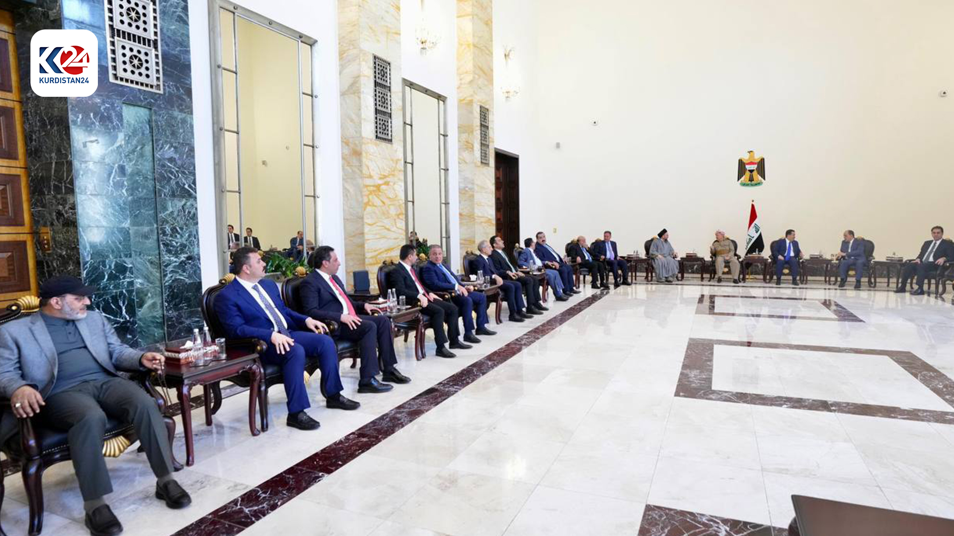 کۆبوونەوەی سەرۆک بارزانی لەگەڵ هاوپەیمانیی بەڕێوەبردنی دەوڵەت