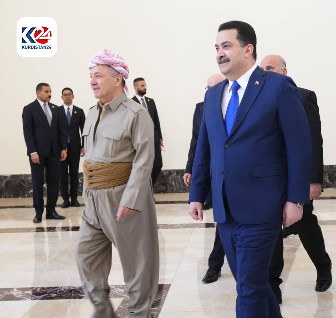 کۆبوونەوەی سەرۆک بارزانی لەگەڵ هاوپەیمانیی بەڕێوەبردنی دەوڵەت