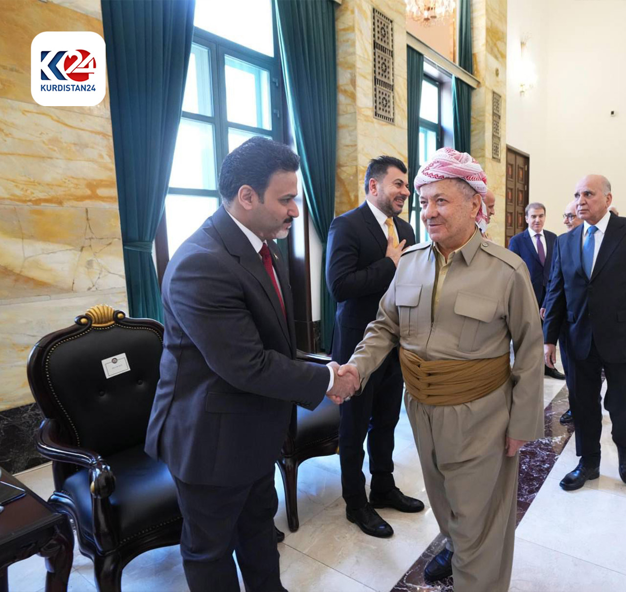 کۆبوونەوەی سەرۆک بارزانی لەگەڵ هاوپەیمانیی بەڕێوەبردنی دەوڵەت