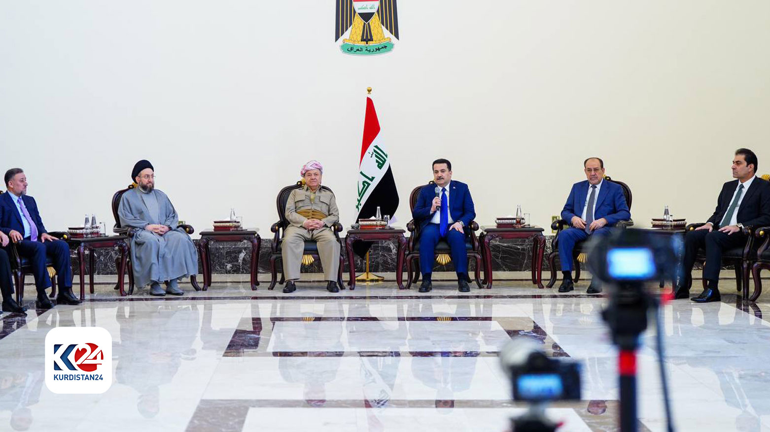 Başkan Barzani Devleti Yönetme İttifakı liderleriyle görüştü