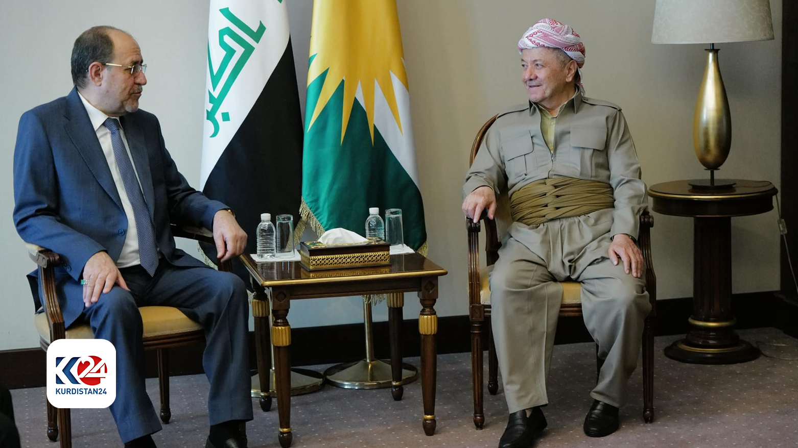 KDP President Barzani Meets with Nouri al-Maliki in Baghdad