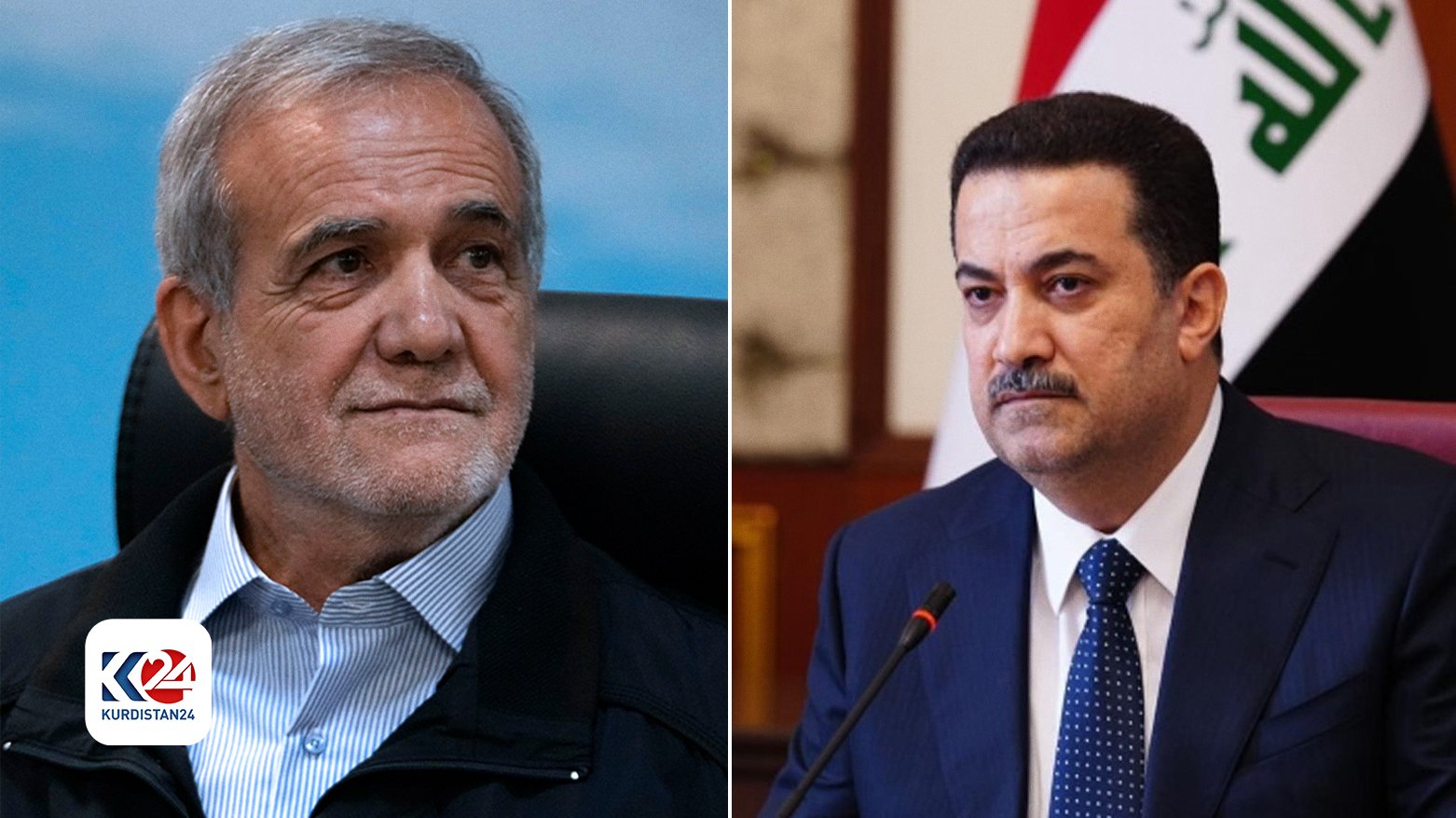 Iraqi PM invites Iran's President-elect Masoud Pezeshkian for official visit