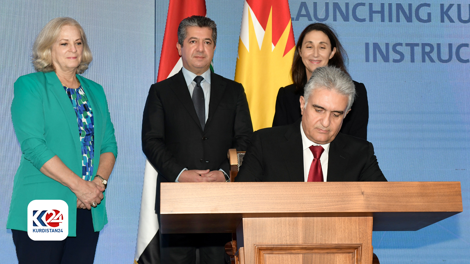 Photo Slides Launching Kurdistan Region Administrative Instruction for asylum seekers