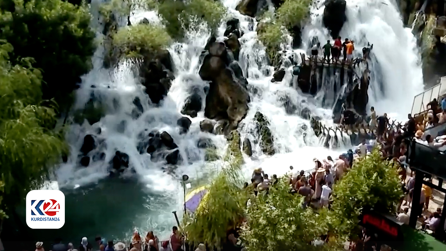 Soran Independent Administration, waterfalls. (Photo: Kurdistan 24) 