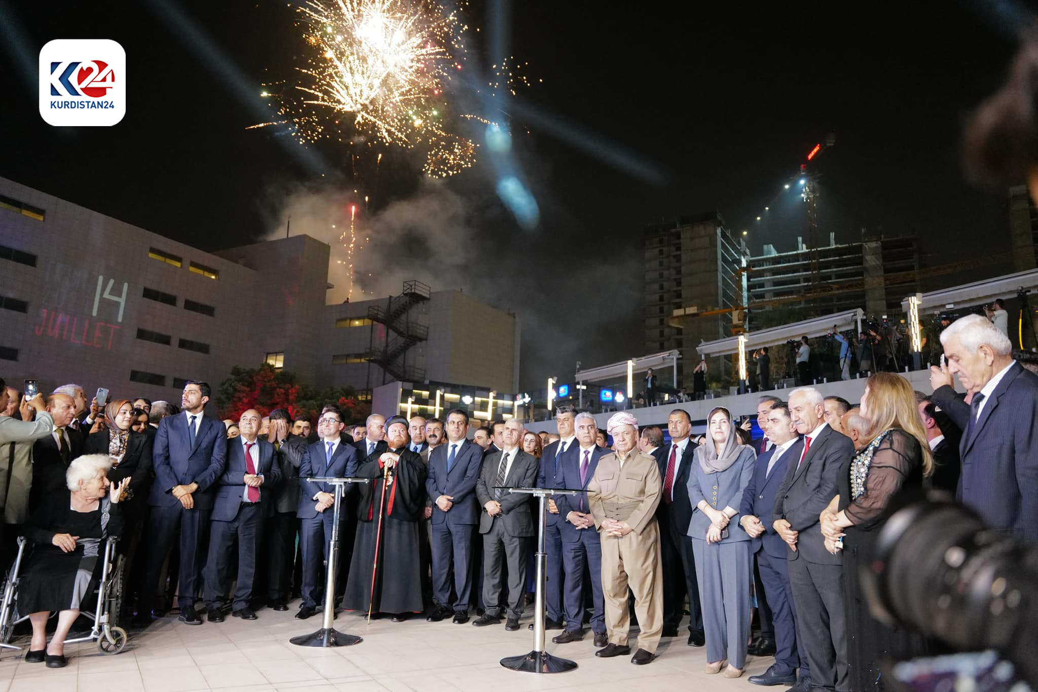 The National Day of France was celebrated in the Kurdish capital Erbil on Thursday, July 14, 2024. (Photo: Kurdistan24)