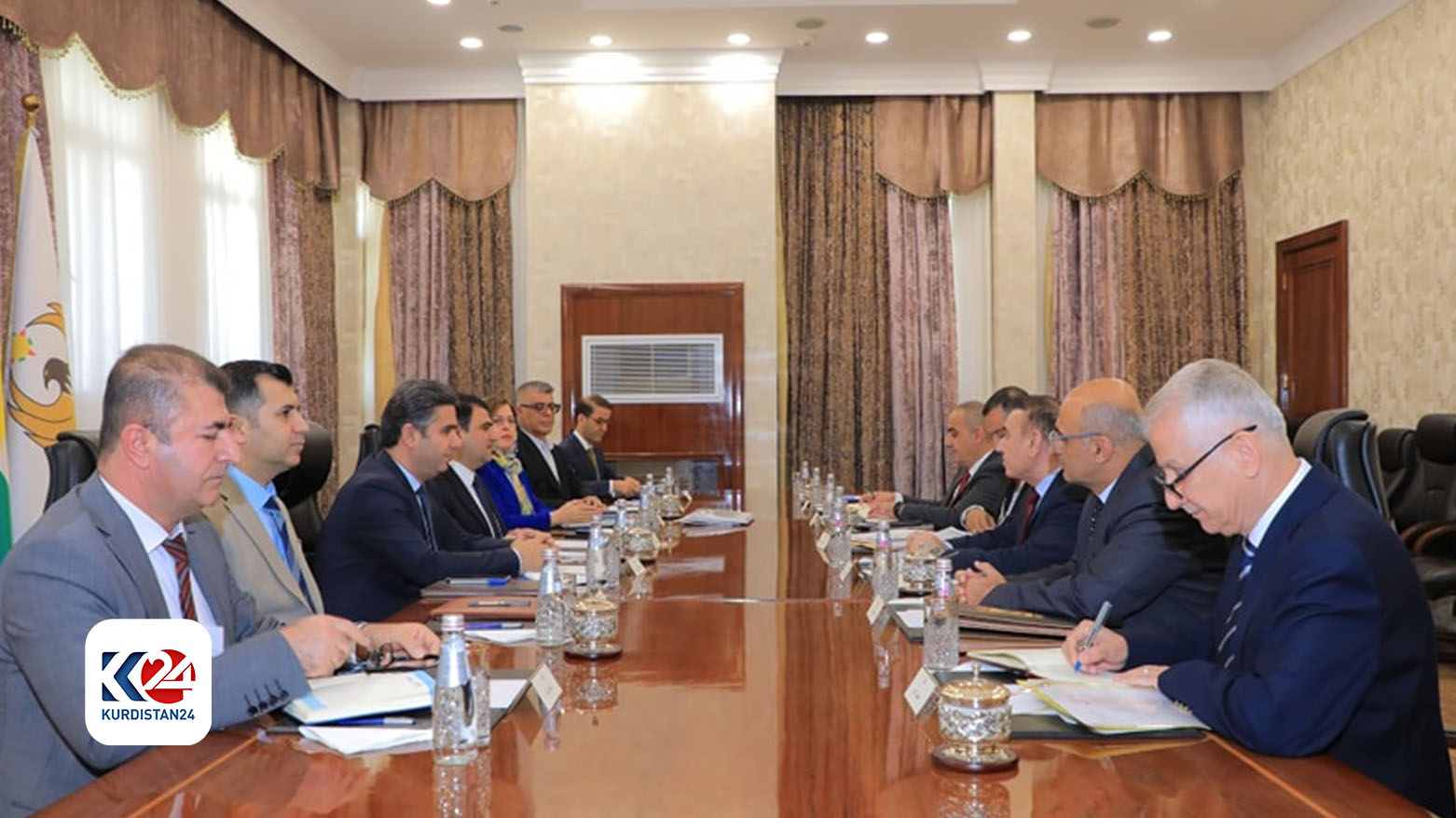 کۆبوونەوەی سەرۆکی دیوانی ئەنجوومەنی وەزیران لەگەڵ پارێزگاری سلێمانی و جێگری پارێزگاری هەڵەبجە، سەرپەرشتیاری ئیدارەی سەربەخۆی گەرمیان، سەرپەرشتیاری ئیدارەی سەربەخۆی ڕاپەرین