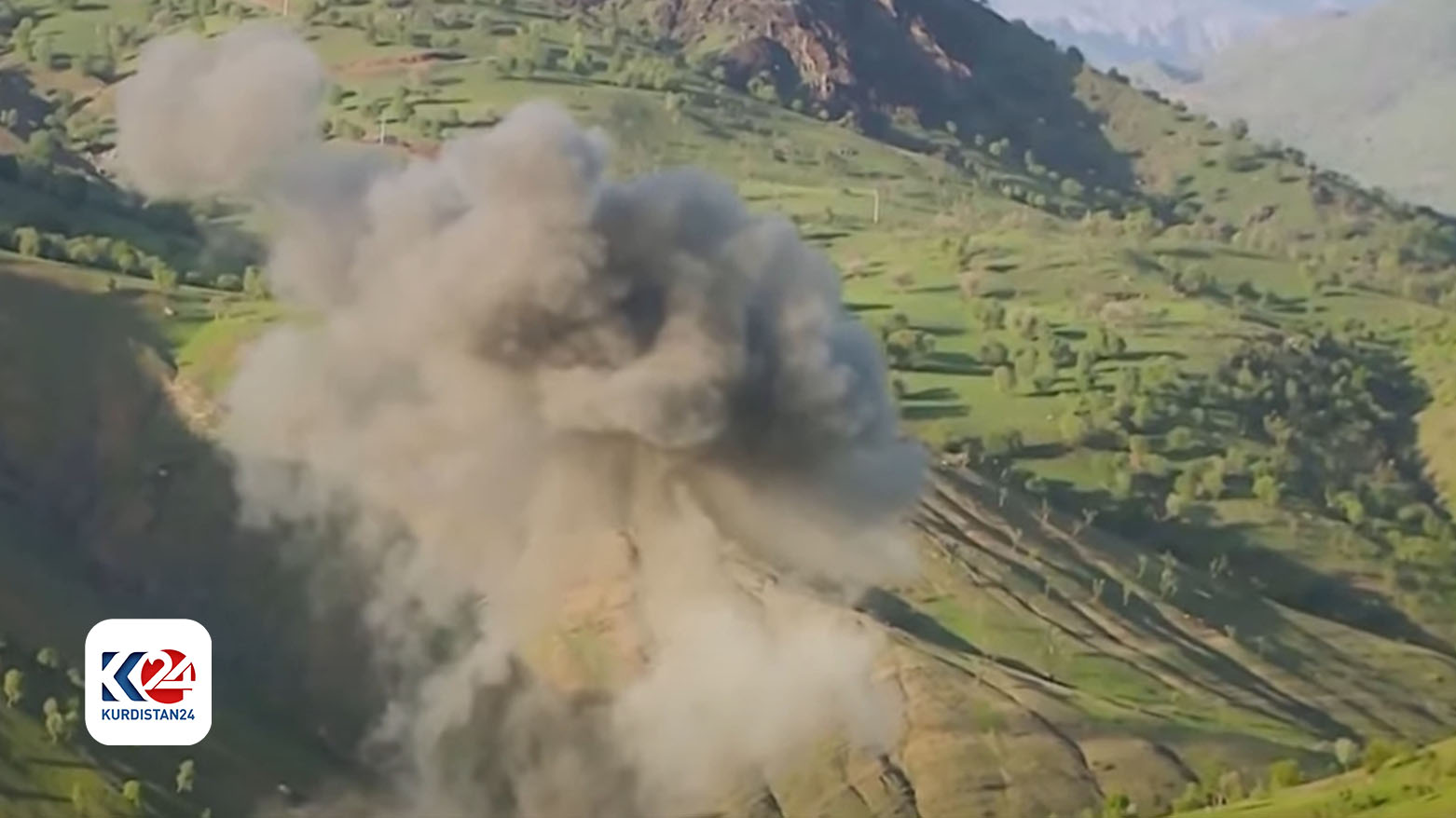 بۆردوومانی فڕۆکەکانی تورکیا لە  سیدەکان