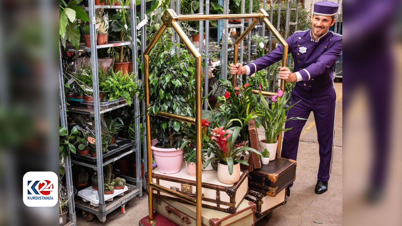 ئەمەریکا؛ هۆتێلێک لە جیاتی مرۆڤ میوانداریی گوڵ و نەمام و ڕووەکی ماڵەکان دەکات